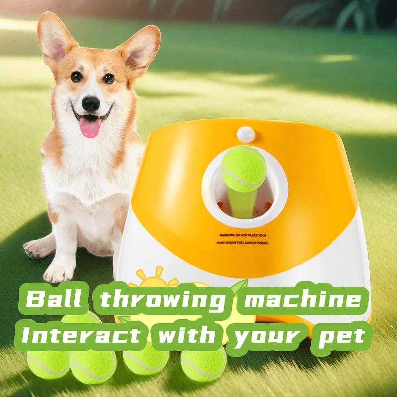 Catapult Launcher Toy - Lanzador Automático de Pelotas para Perros,