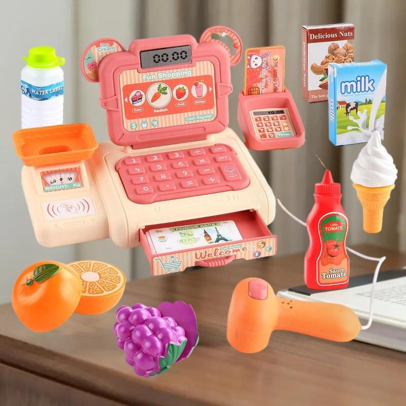 Toy Cash Register - Juego de juguetes para cajero de