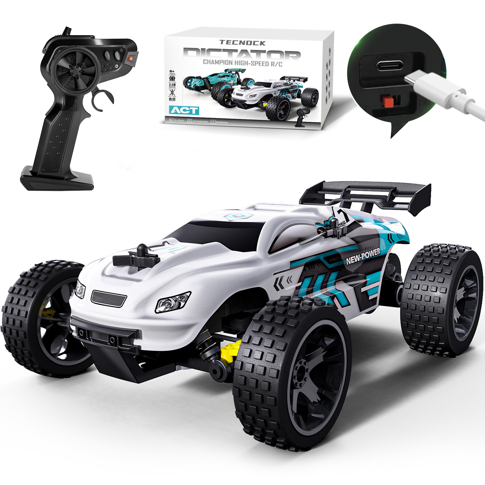Kids Toys Under 50 - Coche RC de alta velocidad para