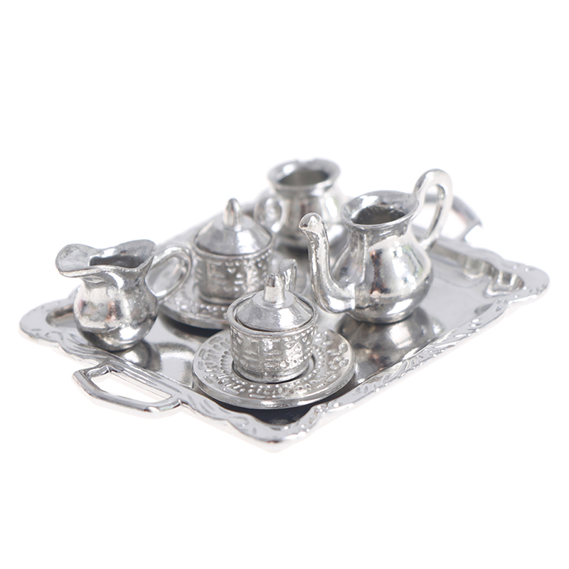 Kids Toys Kitchen Set - 10 unids/set 1/12 casa de muñecas