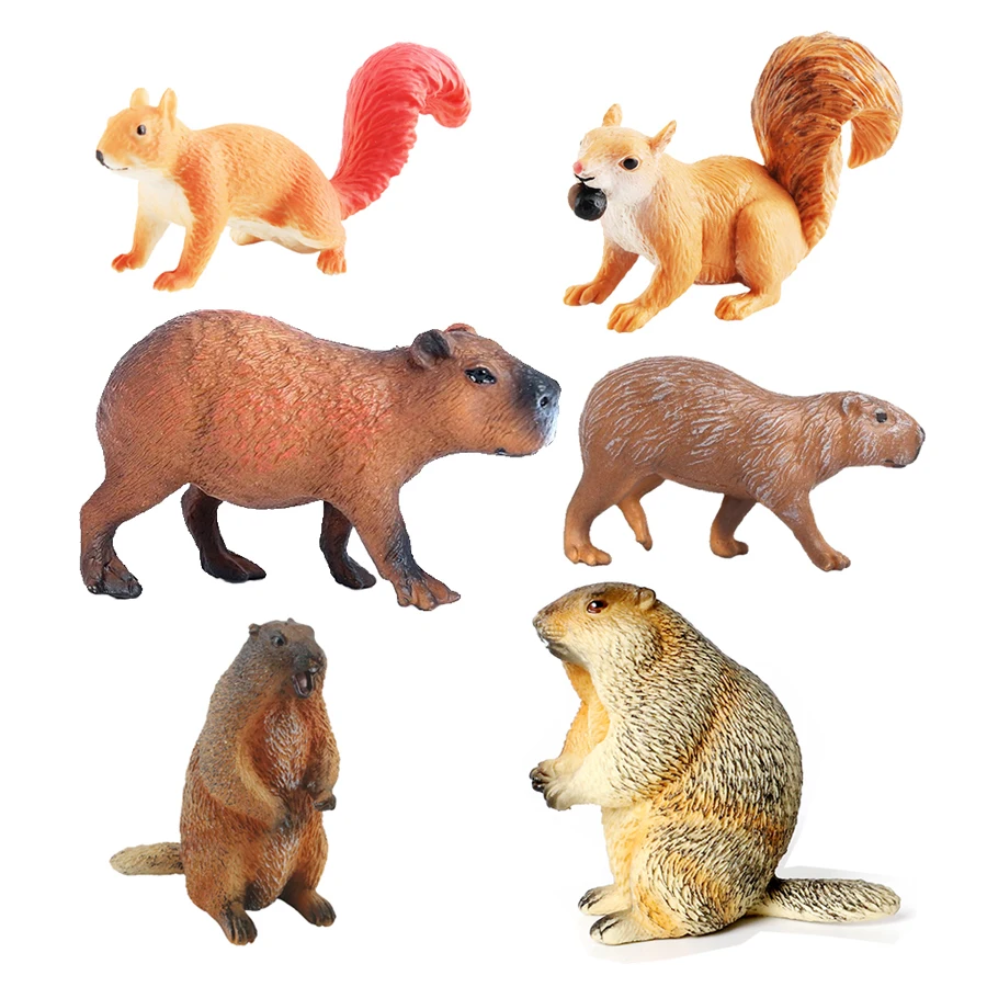 Kids Toys Reviews - Capibara Capybaras ardilla marmota figuras de