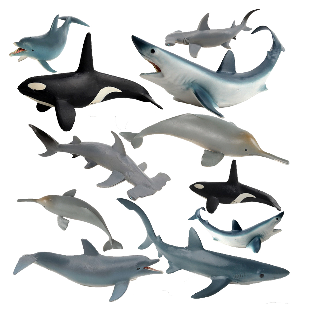 Kids Toys Reviews - Figuras de animales marinos de extinción,