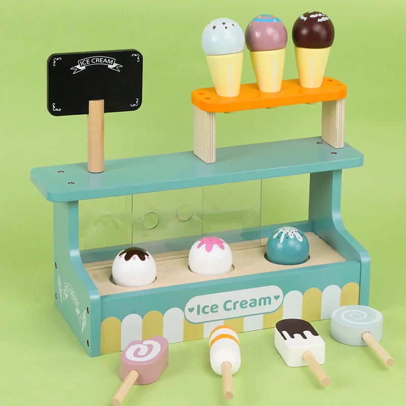 Kids Toys Kitchen Set - Casa de juegos de madera, juguetes