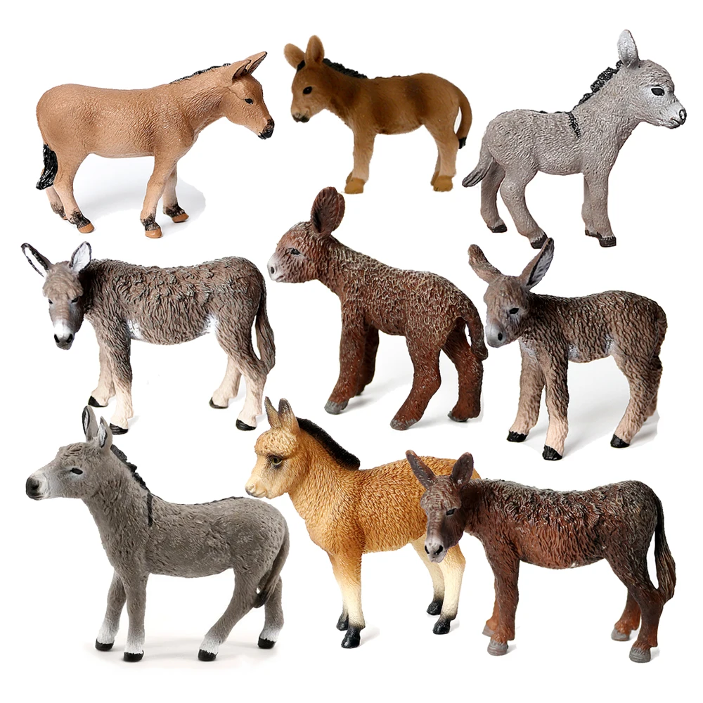 Kids Toys Reviews - Modelo de burro, figuras de animales