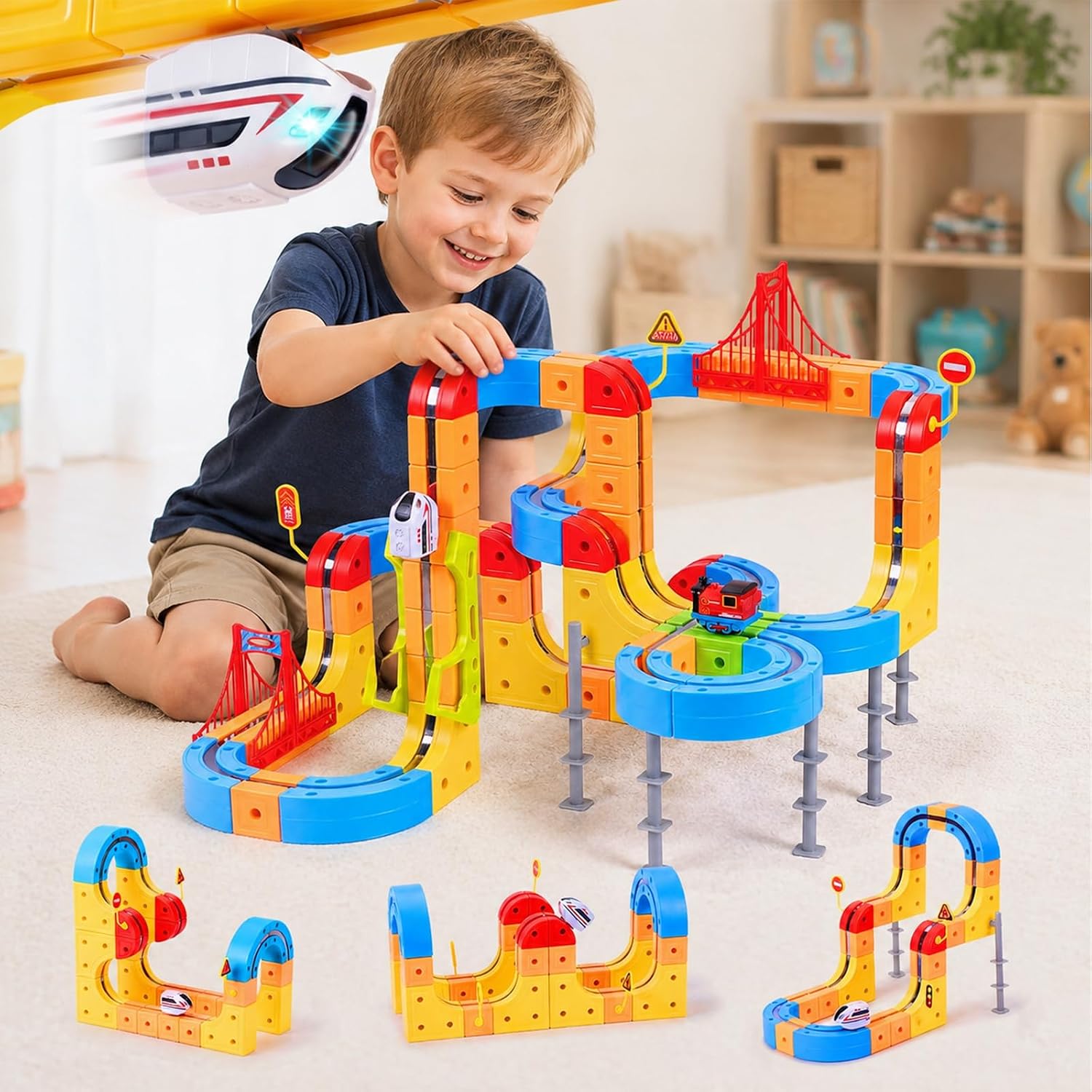 Kids Toys 3 Year Old - Tren de Levitación Magnética Eléctrica para
