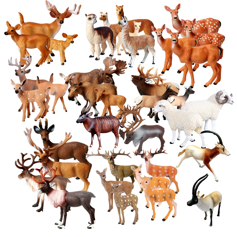 Kids Toys Reviews - Figuras de animales de juguete, Reno