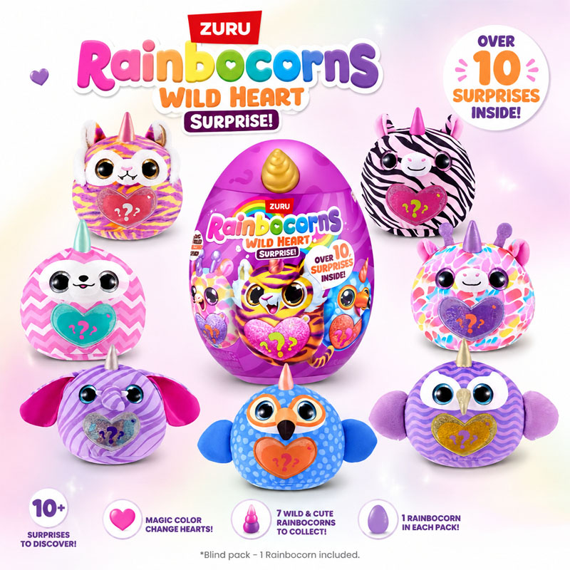 Kids Toys Kitchen Set - ZURU Rainocorns Wild Heart Surprise, Serie