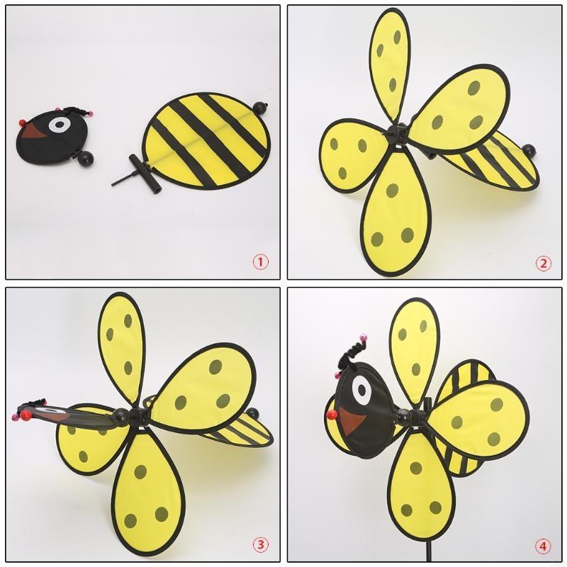 76HF Molino viento abeja Whirl - Kids Yard Toys reseña y precio