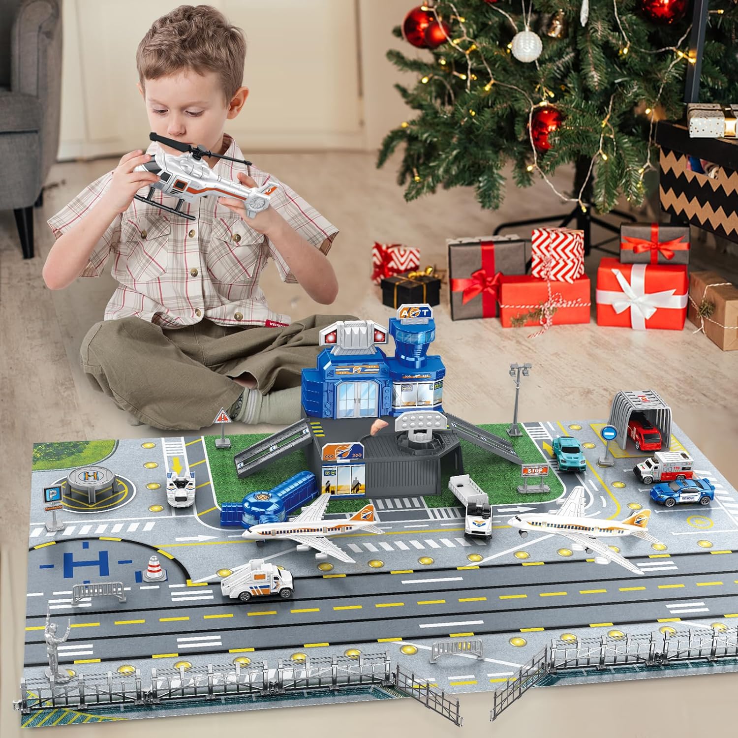 Juego de juguetes con escena d - Kids Toys Xmas reseña y precio