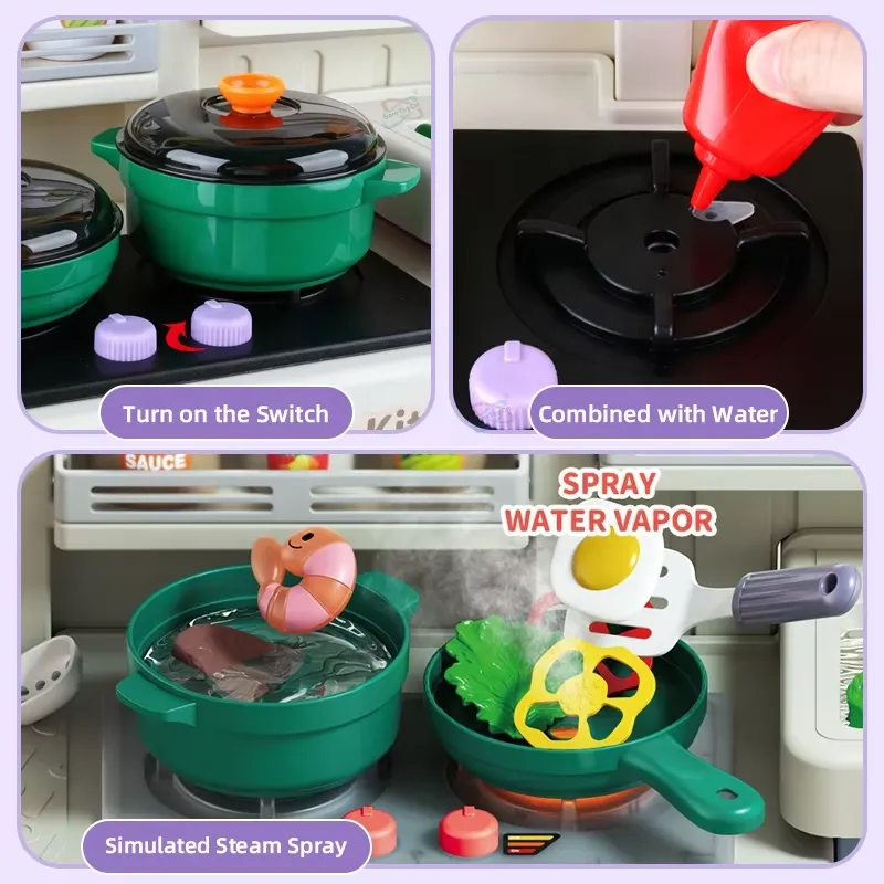 Juego de Cocina de Juguete Gra - Kids Toys Kitchen Set reseña y precio