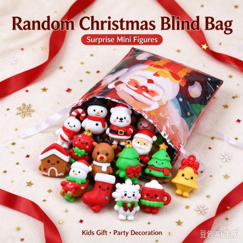 Set de mini figuras navideñas  - Kids Toys Xmas reseña y precio