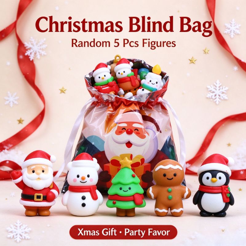 Set de mini figuras navideñas  - Kids Toys Xmas reseña y precio