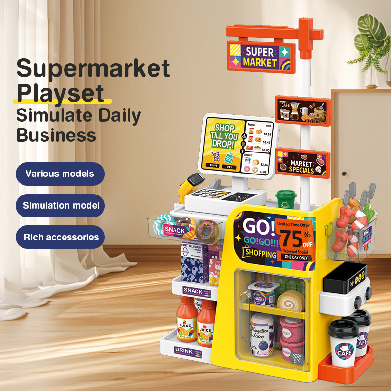Mini supermercado para niños,  - Toy Cash Register reseña y precio