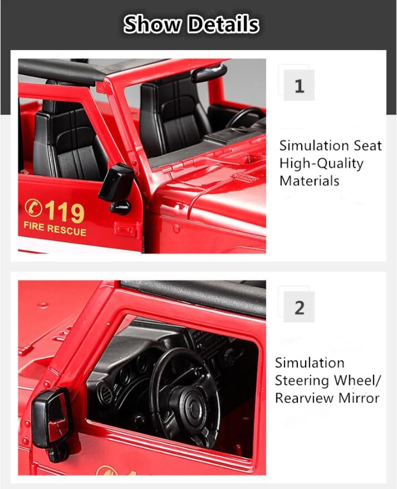Ambulancia grande 2.4G 4WD con - Kids Toys Under 50 reseña y precio