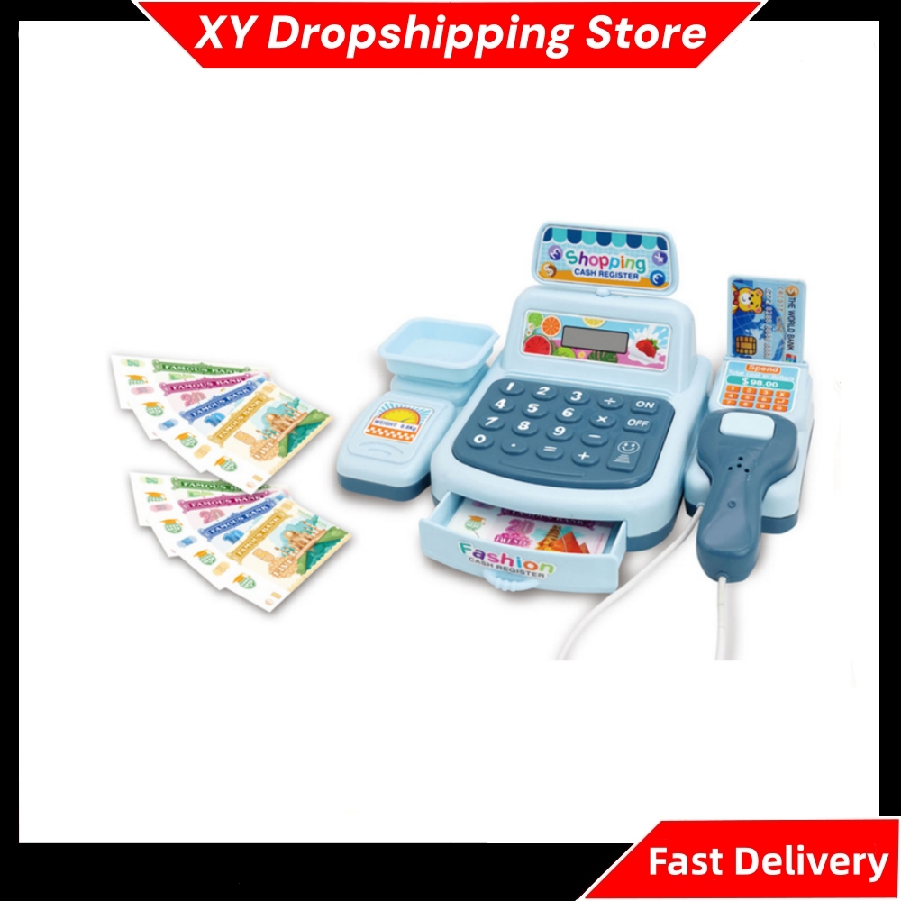 Juego de simulación de caja re - Toy Cash Register reseña y precio