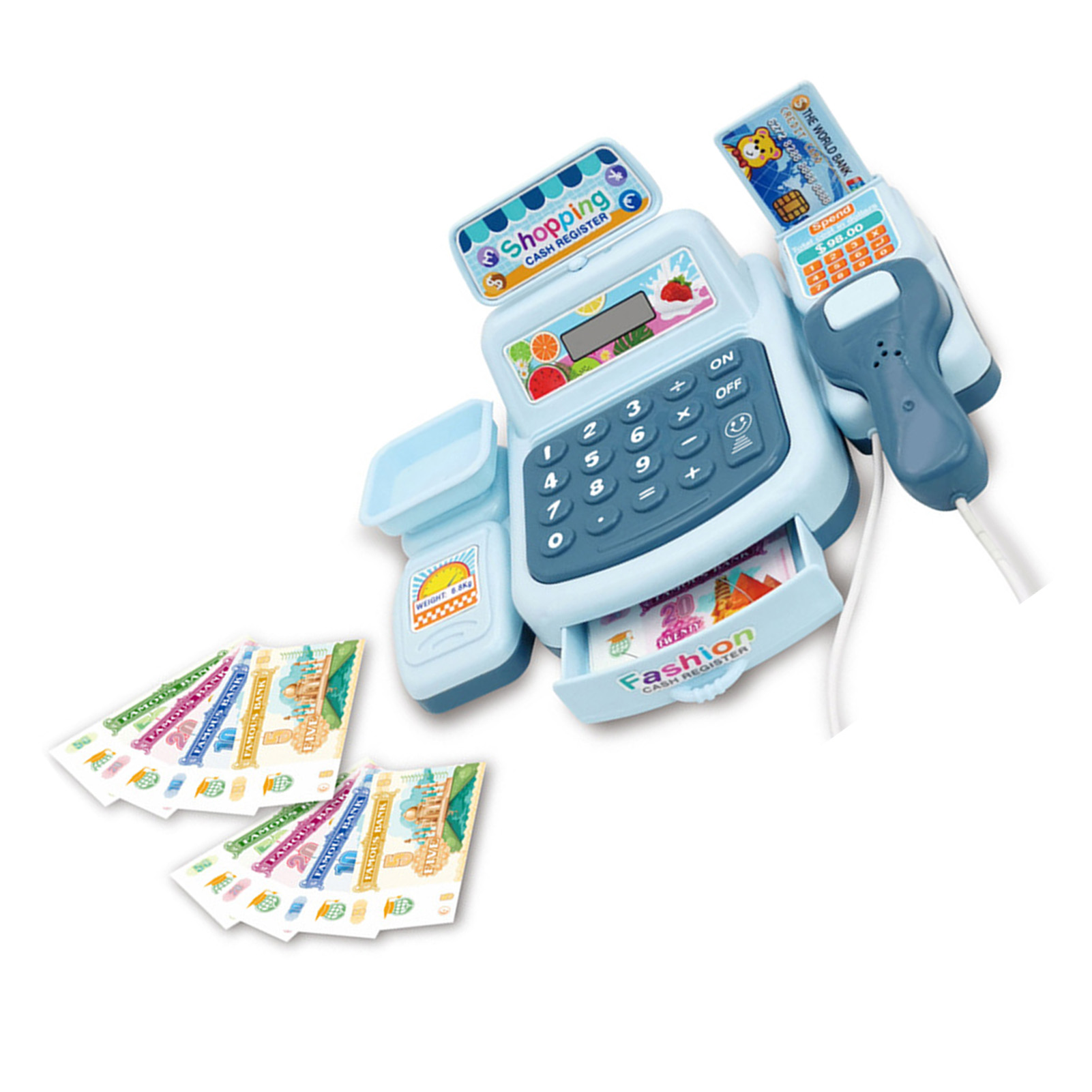 Juego de simulación de caja re - Toy Cash Register reseña y precio