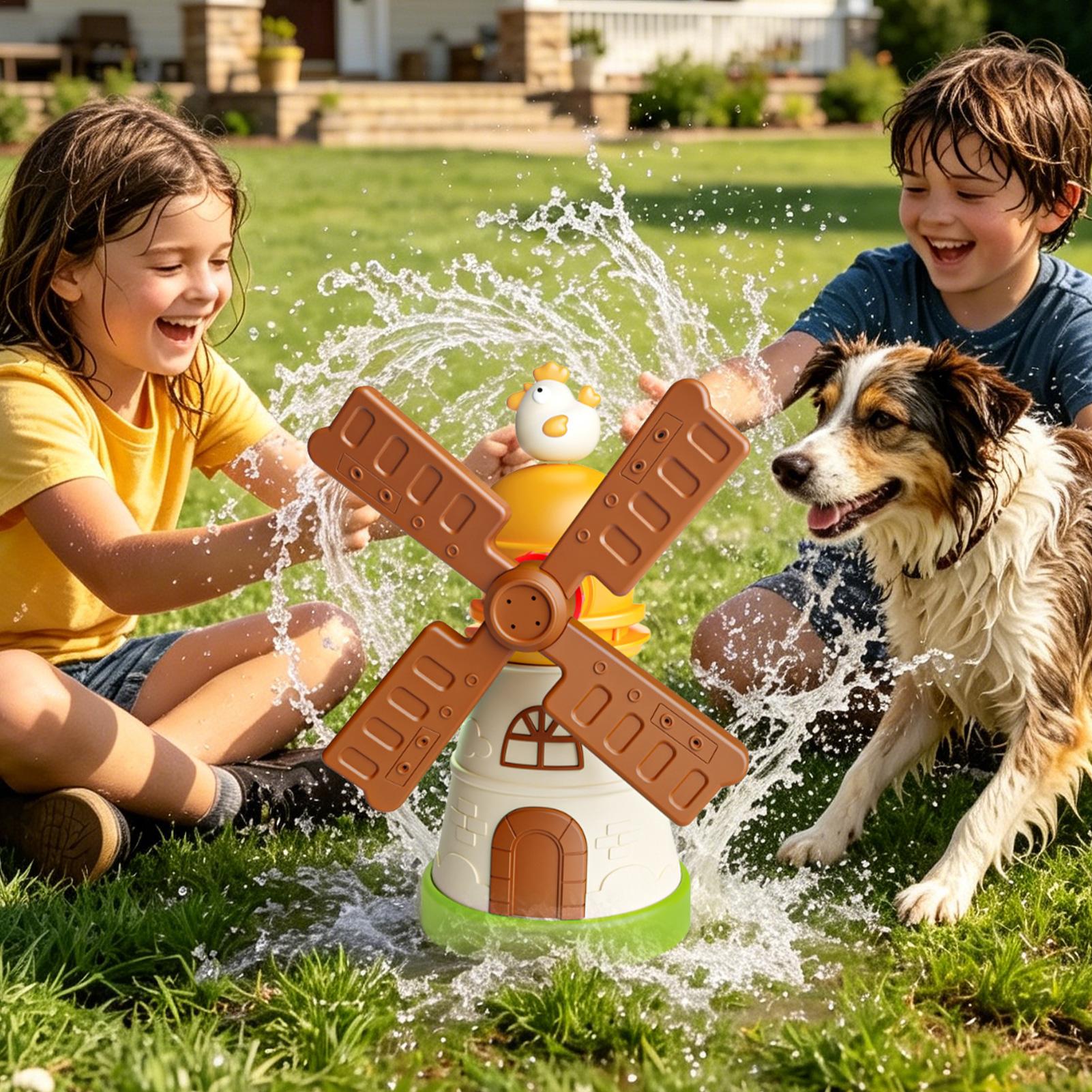 Aspersor de Agua Giratorio con - Kids Yard Toys reseña y precio