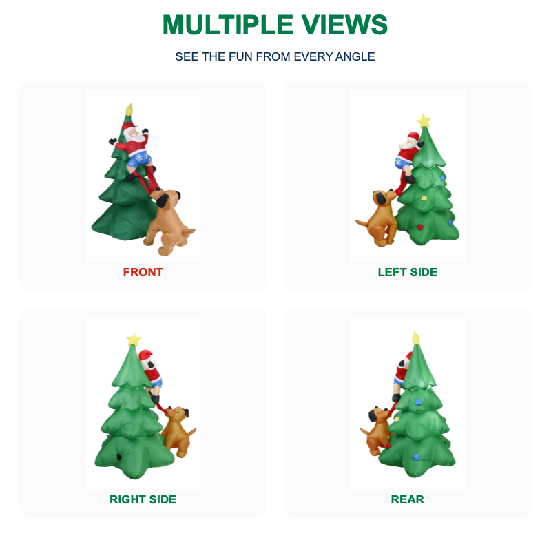 Perro inflable navideño de 1,8 - Kids Yard Toys reseña y precio