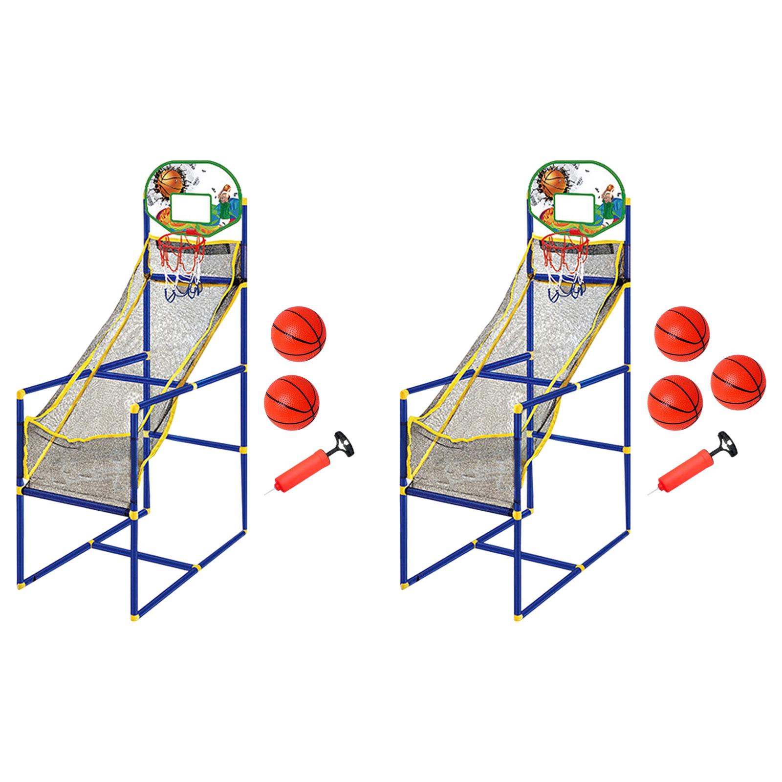 Aro de baloncesto portátil par - Kids Yard Toys reseña y precio