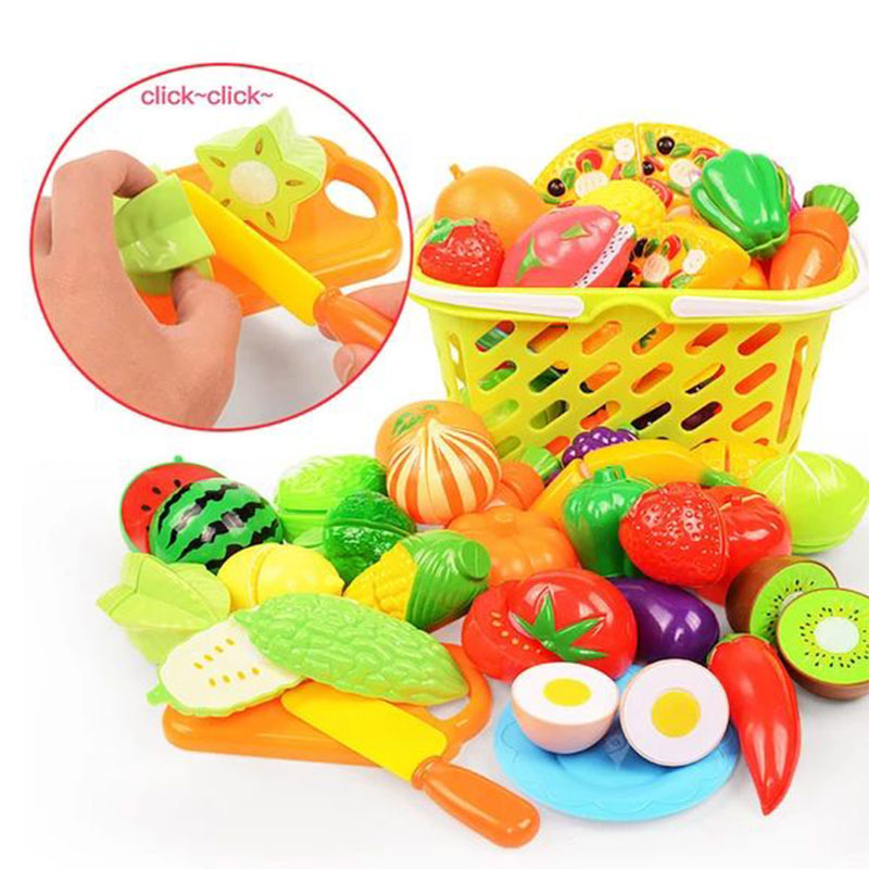 Juguetes para cortar frutas y  - Kids Toys Kitchen Set reseña y precio