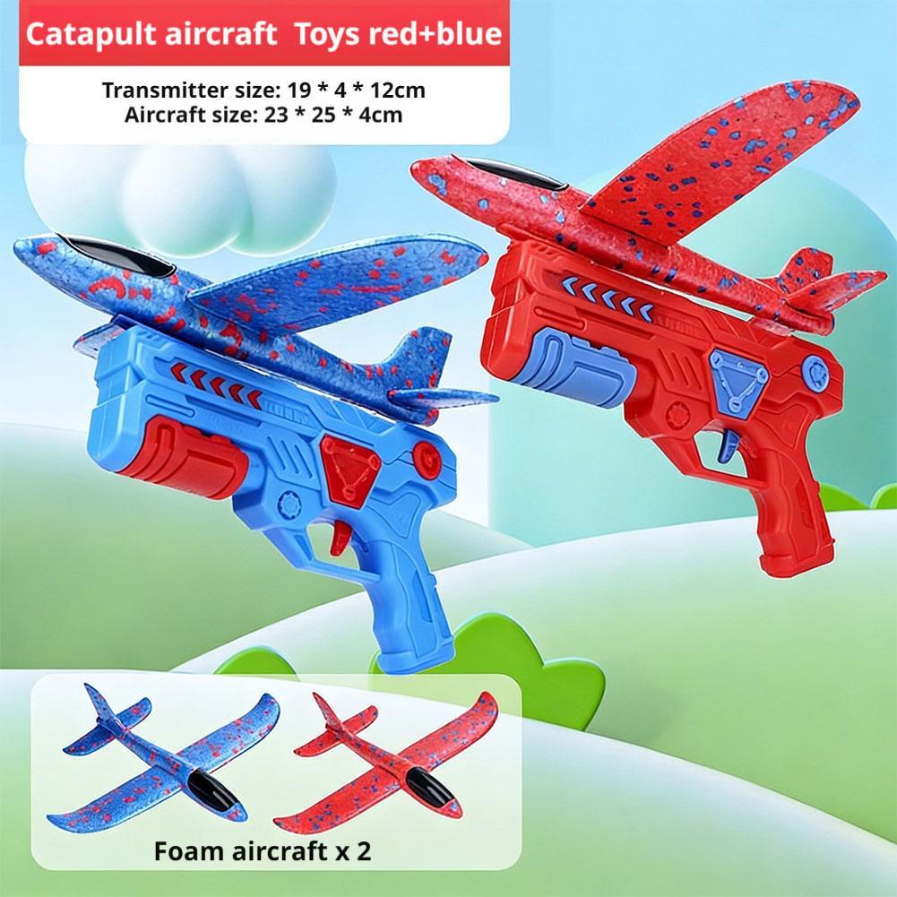 Avión de espuma luminoso, lanz - Catapult Launcher Toy reseña y precio