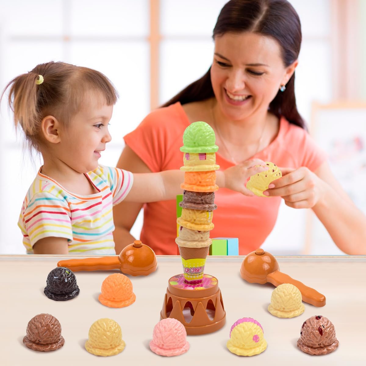 Juegos de apilamiento de helad - Kids Toys Kitchen Set reseña y precio