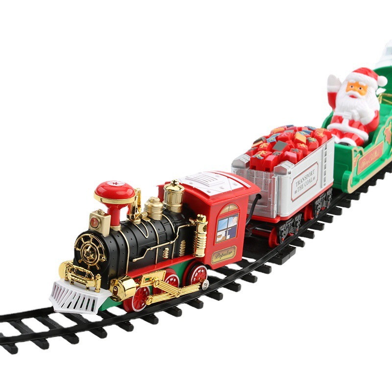 Tren eléctrico navideño con lu - Kids Toys Xmas reseña y precio