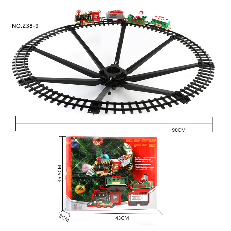 Tren eléctrico navideño con lu - Kids Toys Xmas reseña y precio