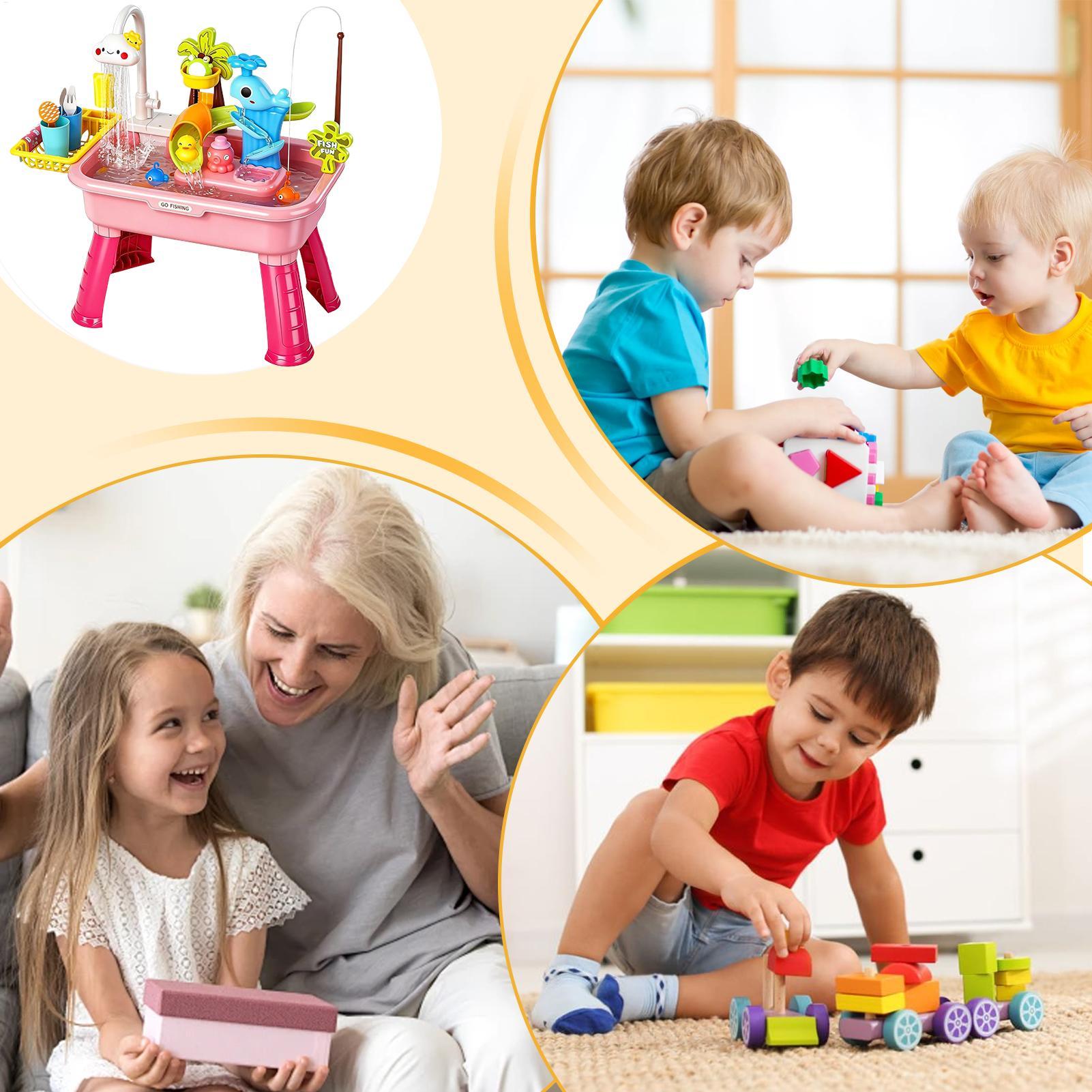 Fregadero de Juego Eléctrico p - Kids Toys Kitchen Set reseña y precio